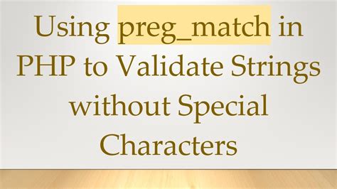 php preg match string.